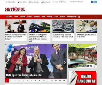 Egemetropolgazetesi.com(Ege Metropol Gazetesi) Screenshot