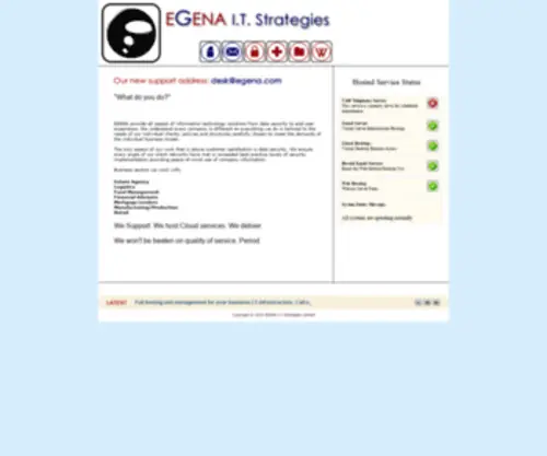 Egena.com(Strategies Limited) Screenshot