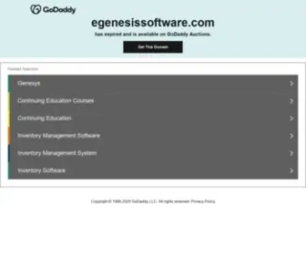 Egenesissoftware.com(Ethical Hacking) Screenshot