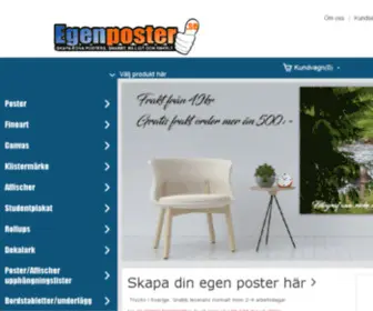 Egenposter.se(Skapa din egen poster/affisch i storformat! Lägsta priset på marknaden) Screenshot