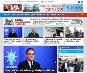 Egeolay.com(Ege Olay Gazetesi) Screenshot