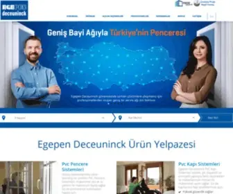 Egepen.com.tr(Egepen Deceuninck PVC Pencere Sistemleri) Screenshot
