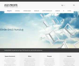 Egeprofil.com.tr(Ege Profil Ticaret ve Sanayi A) Screenshot
