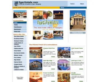 Egerhotels.com(Egerhotels) Screenshot