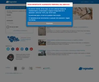 Egesdoc.es(Coordinación de actividades empresariales) Screenshot