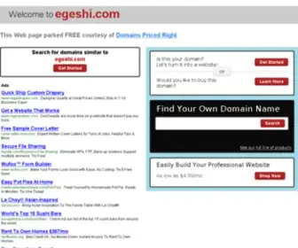 Egeshi.com(Bättre) Screenshot