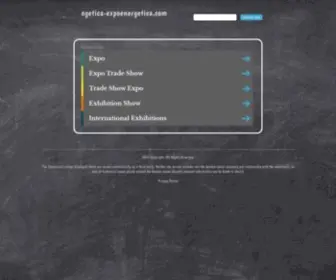 Egetica-Expoenergetica.com(Egetica Expoenergetica) Screenshot