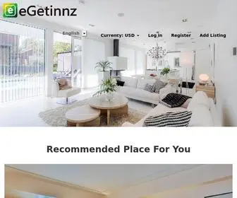 Egetinnz.com(Accommodation Rentals for Your Business & Vacation Needs) Screenshot