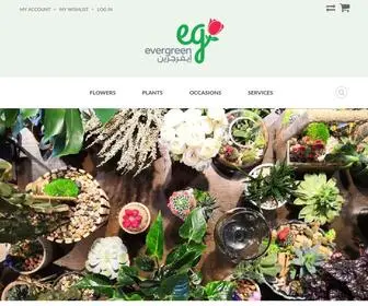 Egflowerz.com(EverGreen) Screenshot