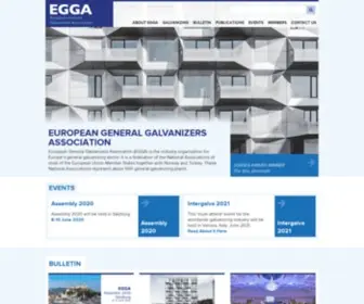 Egga.com(European General Galvanizers Association) Screenshot