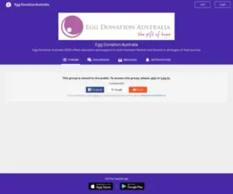 Eggdonationaustralia.com.au(Egg Donation Australia) Screenshot