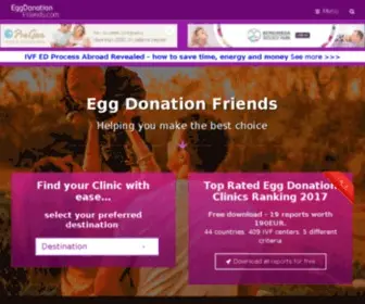 Eggdonationfriends.com(IVF Egg Donation Abroad) Screenshot