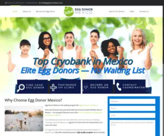 Eggdonormexico.com(Find Elite Egg Donors) Screenshot