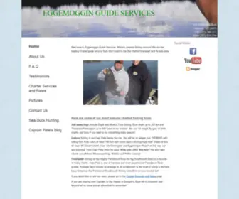 Eggemogginguideservice.net(What to do in Maine) Screenshot