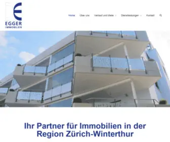 Egger-Immobilien.ch(EGGER IMMOBILIEN) Screenshot