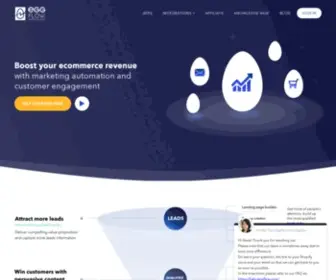 Eggflow.com(Marketing Automation & Lead Generation Software) Screenshot