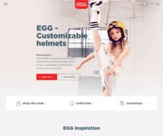 Egghelmets.com(EGG) Screenshot