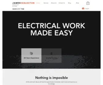 Egglec.com.au(Electrician Perth) Screenshot