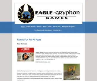 Eggrules.com(The Eagle & Gryphon Games rules site) Screenshot