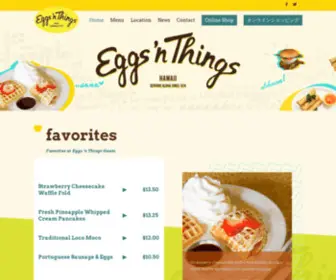 Eggsnthingsguam.com(Specializes in pancakes) Screenshot