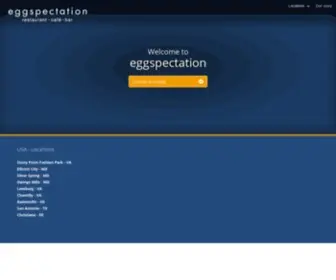 Eggspectation.com(Eggspectation USA) Screenshot