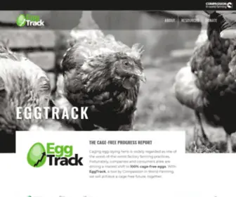 Eggtrack.com(Keeping laying hens in cages) Screenshot