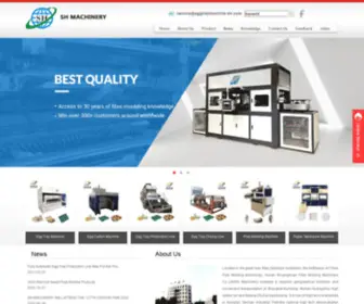 Eggtraymachine-SH.com(Hunan Shuanghuan Fiber Molding Machinery Co) Screenshot