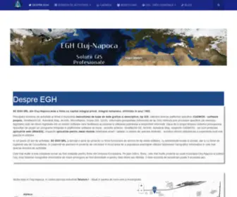 EGH.ro(Site-ul oficial al firmei SC EGH SRL Cluj-Napoca. Principalul obiect de activitate) Screenshot