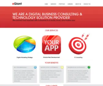 Egiantmedia.com(A Digital Business Consulting & Technology Solution Provider) Screenshot