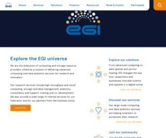 Egi.eu(Advanced Computing Services for Research) Screenshot