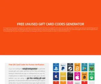 Egiftcardgenerator.com(Ninja Gift Card Generator) Screenshot