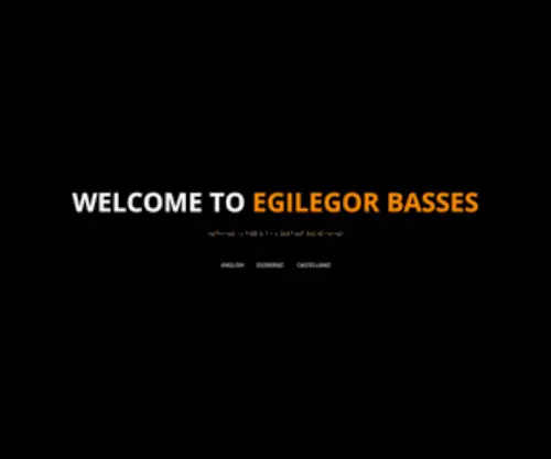 Egilegorbasses.com(EGILEGOR BASSES) Screenshot