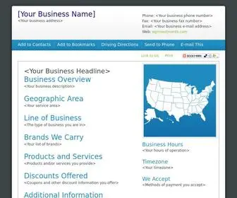 Eginvestments.com(Business profile for provided by Network Solutions) Screenshot