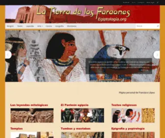 Egiptologia.org(La Tierra de los Faraones) Screenshot