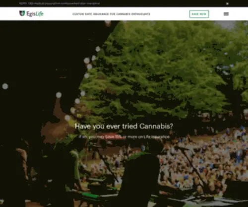 Egislife.com(Insurance for Cannabis Businesses & Cannabis Users) Screenshot