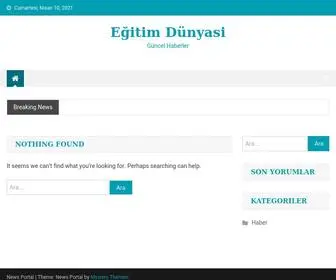 Egitimdunyasi.net(Eğitim Dünyasi) Screenshot