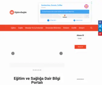 Egitimsaglik.com(Eğitim) Screenshot
