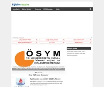 Egitimvaktim.com(Eğitim) Screenshot