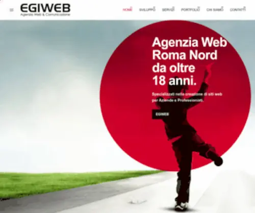 Egiweb.it(EGIWEB Agenzia Web & Comunicazione Roma Nord) Screenshot
