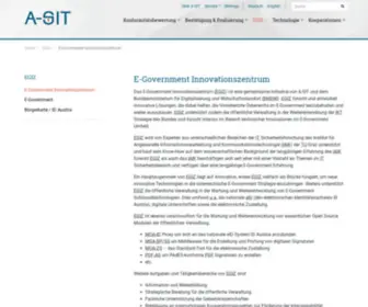 Egiz.gv.at(E-Government Innovationszentrum) Screenshot