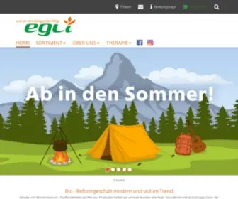 Eglibio.ch(Rund um den biologischen Alltag) Screenshot