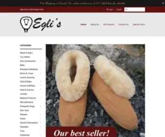 Eglifarm.com(Egli's Sheep Farm) Screenshot
