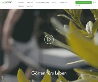 Eglijona.ch(Gartenbau und Gartengestaltung von egli jona ag) Screenshot