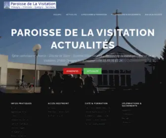 Eglise-Visitation-Dijon.net(Paroisse de La Visitation) Screenshot