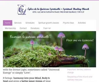 Eglisedelaguerisonspirituelle.org(Église) Screenshot