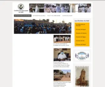 Eglisemali.org(Eglise Catholique au Mali) Screenshot