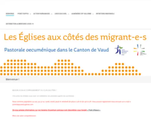 Eglisemigrationvd.com(Réfugiés) Screenshot
