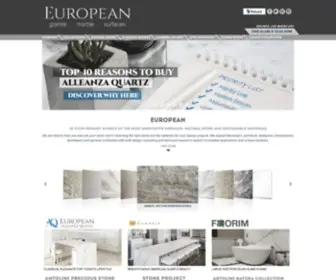 Egmcorp.com(European Granite & Marble Group) Screenshot