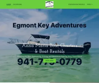 Egmontkeyadventures.com(Boat charters) Screenshot