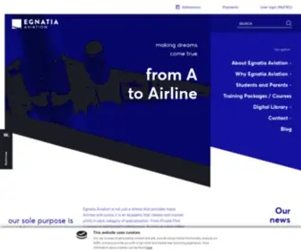 Egnatia-Aviation.aero(Egnatia Aviation) Screenshot